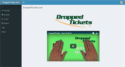 Desktop Screenshot of droppedtickets.com
